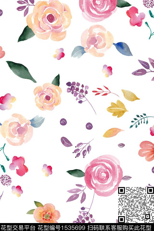 年轻女装绿植树叶春夏华亿平台数码印花华亿平台下载（图片编号: 1535699） - 瓦栏（Walan）