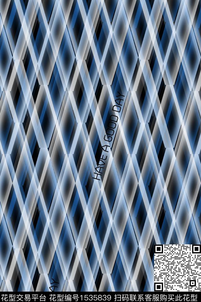 抽象男装字母肌理数码印花华亿平台下载（图片编号: 1535839） - 瓦栏（Walan）