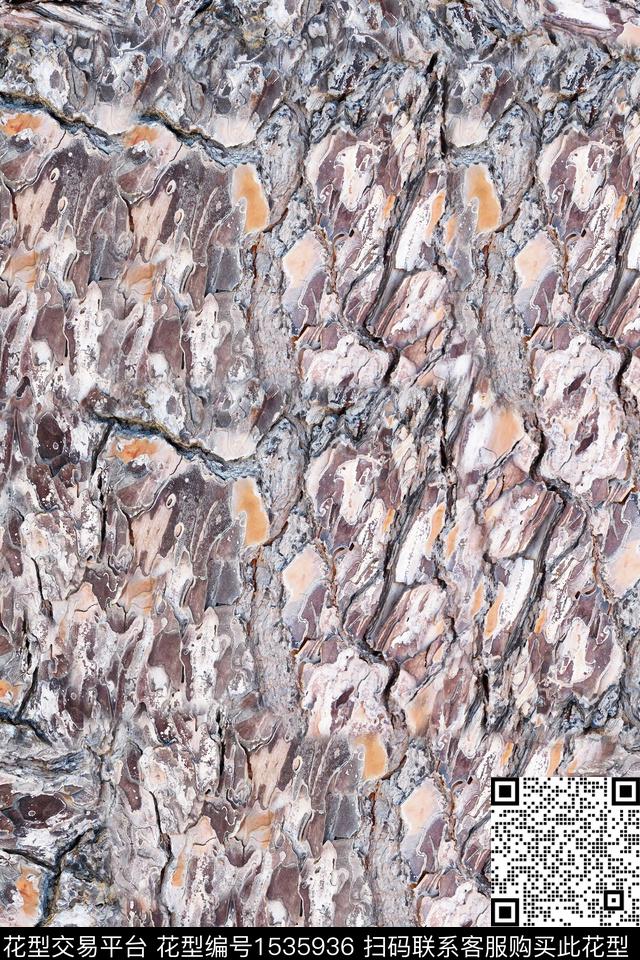 肌理裂纹石头数码印花华亿平台下载（图片编号: 1535936） - 瓦栏（Walan）