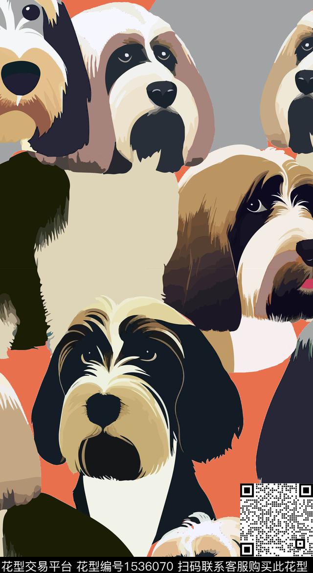 地毯tibetanterrierdog数码印花华亿平台下载（图片编号: 1536070） - 瓦栏（Walan）