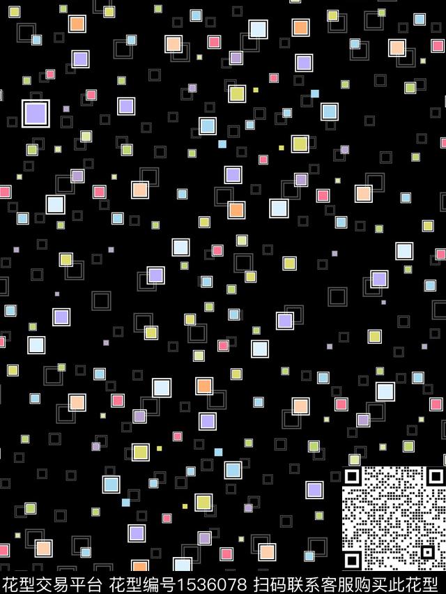 几何年轻女性格子传统印花华亿平台下载（图片编号: 1536078） - 瓦栏（Walan）