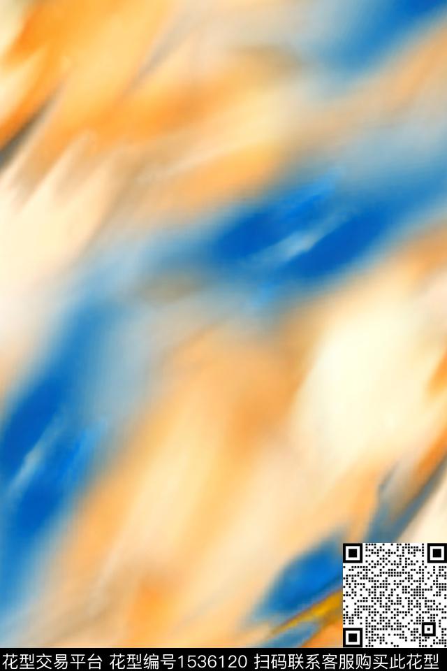 肌理抽象数码印花华亿平台下载（图片编号: 1536120） - 瓦栏（Walan）