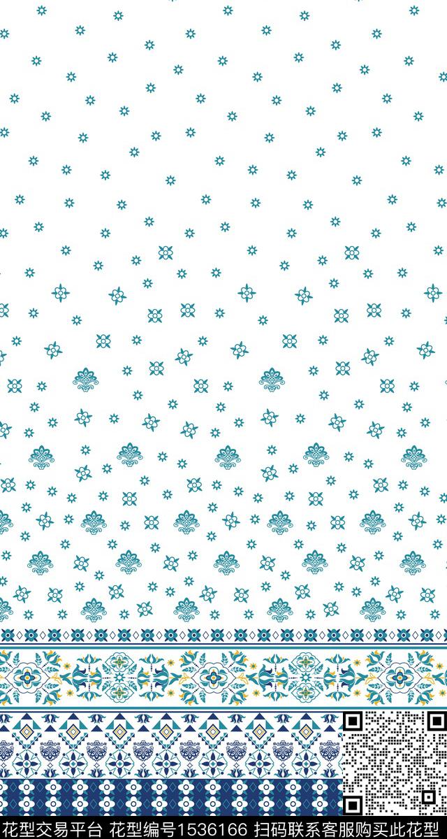 纹样女装民族风传统印花华亿平台下载（图片编号: 1536166） - 瓦栏（Walan）