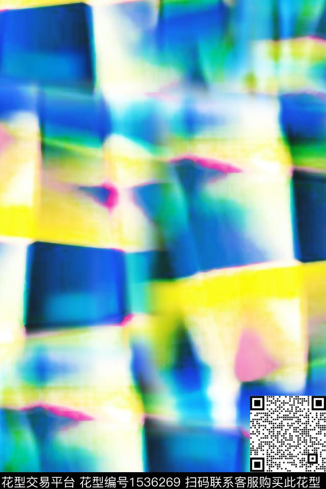 肌理抽象数码印花华亿平台下载（图片编号: 1536269） - 瓦栏（Walan）