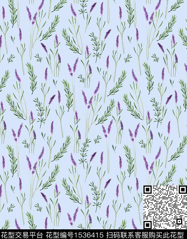 女装花卉连衣裙数码印花华亿平台下载（图片编号: 1536415） - 瓦栏（Walan）