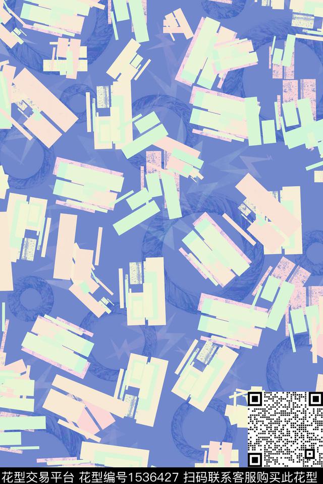 几何女装年轻女性传统印花华亿平台下载（图片编号: 1536427） - 瓦栏（Walan）