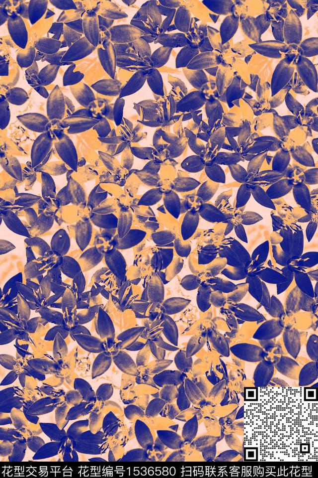 小碎花女装满版散花数码印花华亿平台下载（图片编号: 1536580） - 瓦栏（Walan）