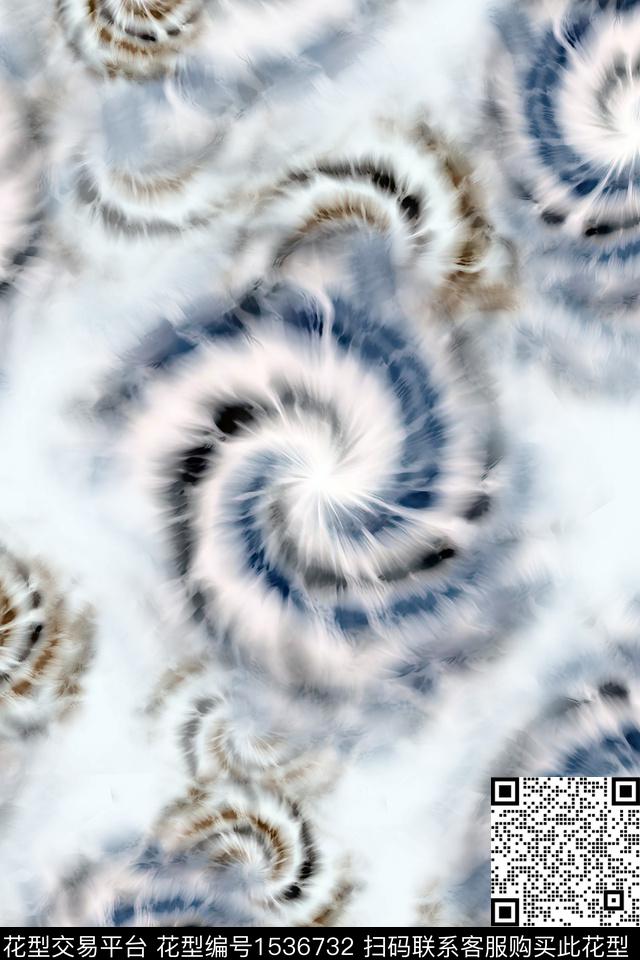 肌理抽象数码印花华亿平台下载（图片编号: 1536732） - 瓦栏（Walan）