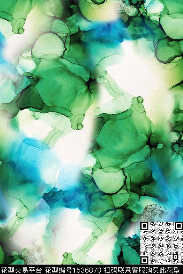 肌理抽象数码华亿平台数码印花华亿平台下载（图片编号: 1536870） - 瓦栏（Walan）