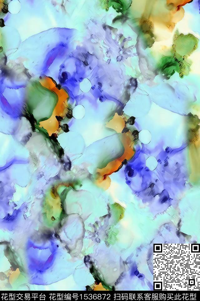 肌理抽象数码华亿平台数码印花华亿平台下载（图片编号: 1536872） - 瓦栏（Walan）