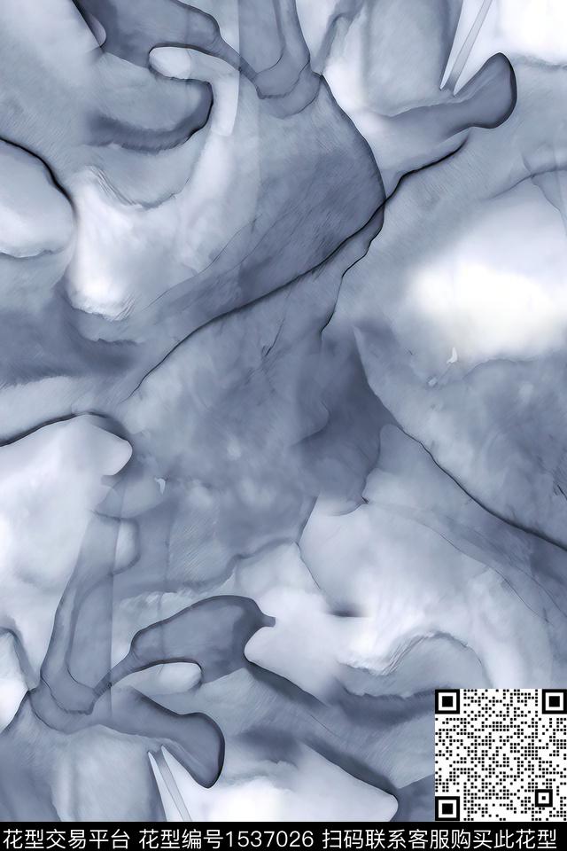 肌理抽象数码华亿平台数码印花华亿平台下载（图片编号: 1537026） - 瓦栏（Walan）