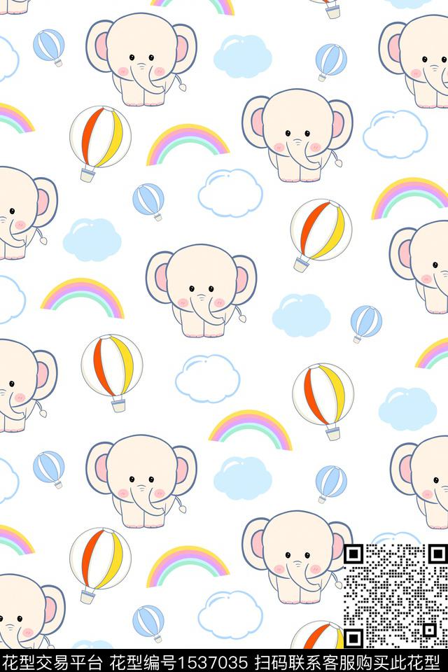 卡通手绘可爱传统印花华亿平台下载（图片编号: 1537035） - 瓦栏（Walan）