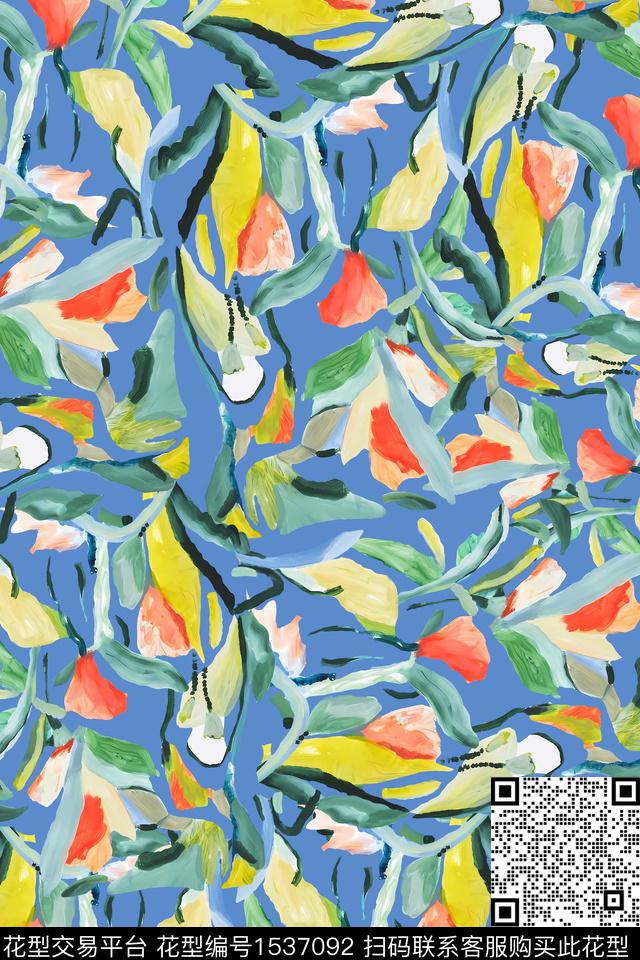 抽象数码印花华亿平台下载（图片编号: 1537092） - 瓦栏（Walan）