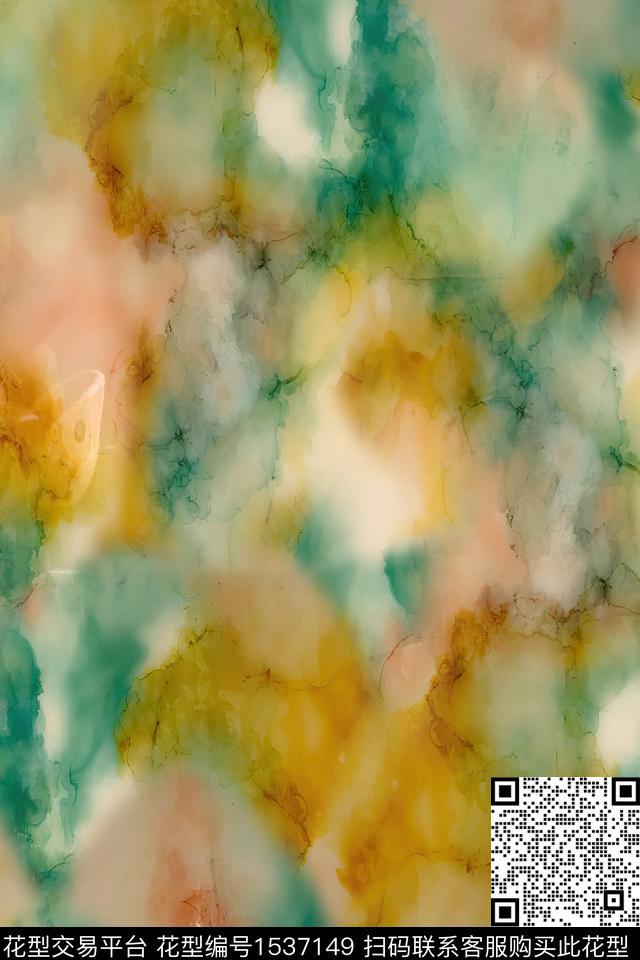 肌理抽象数码华亿平台数码印花华亿平台下载（图片编号: 1537149） - 瓦栏（Walan）