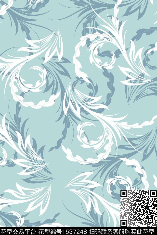 叶子春夏华亿平台女装传统印花华亿平台下载（图片编号: 1537248） - 瓦栏（Walan）