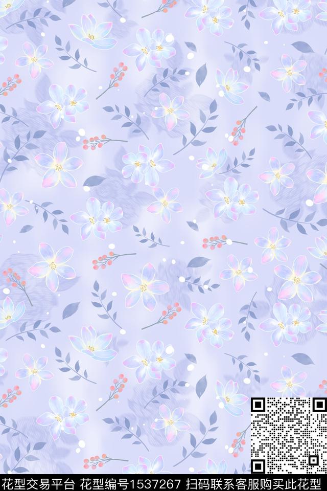 素雅年轻女性少女数码印花华亿平台下载（图片编号: 1537267） - 瓦栏（Walan）