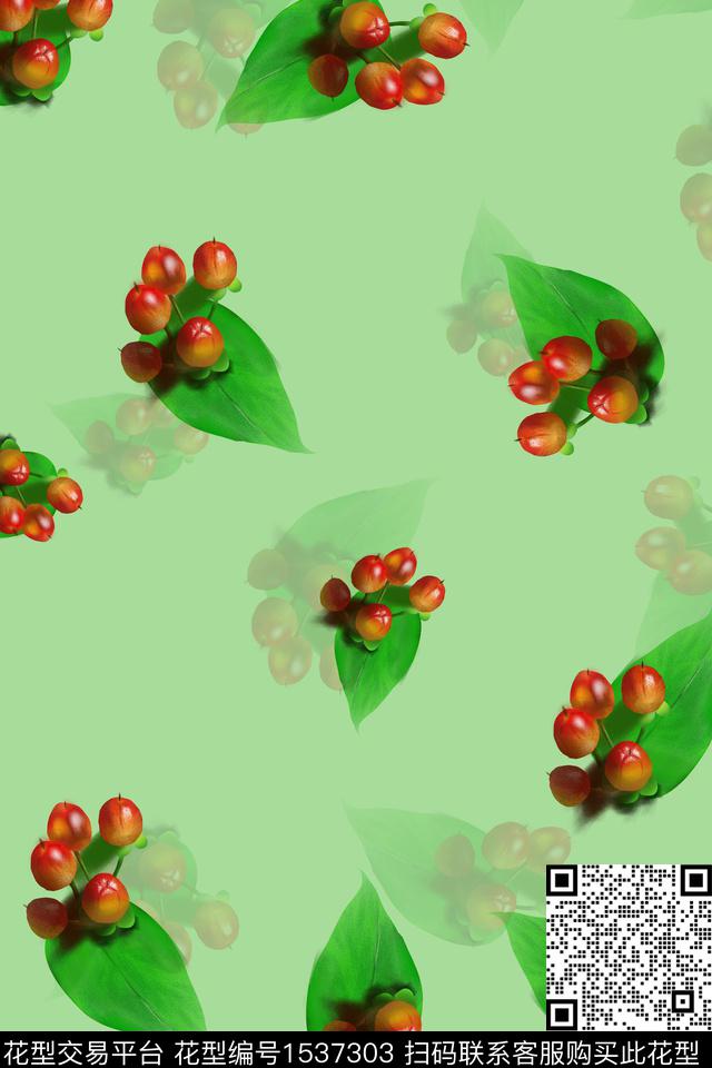 花卉民族风定位花数码印花华亿平台下载（图片编号: 1537303） - 瓦栏（Walan）