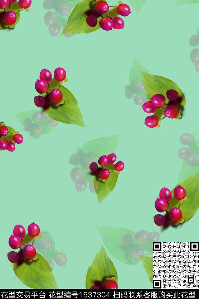 花卉民族风定位花数码印花华亿平台下载（图片编号: 1537304） - 瓦栏（Walan）