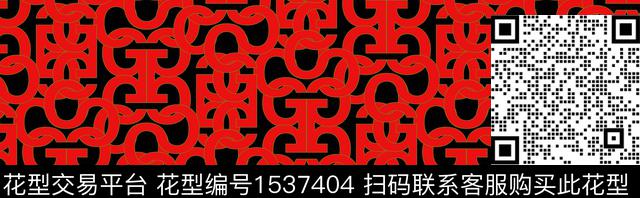 大牌风字母线条数码印花华亿平台下载（图片编号: 1537404） - 瓦栏（Walan）