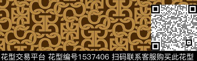 大牌风字母线条数码印花华亿平台下载（图片编号: 1537406） - 瓦栏（Walan）