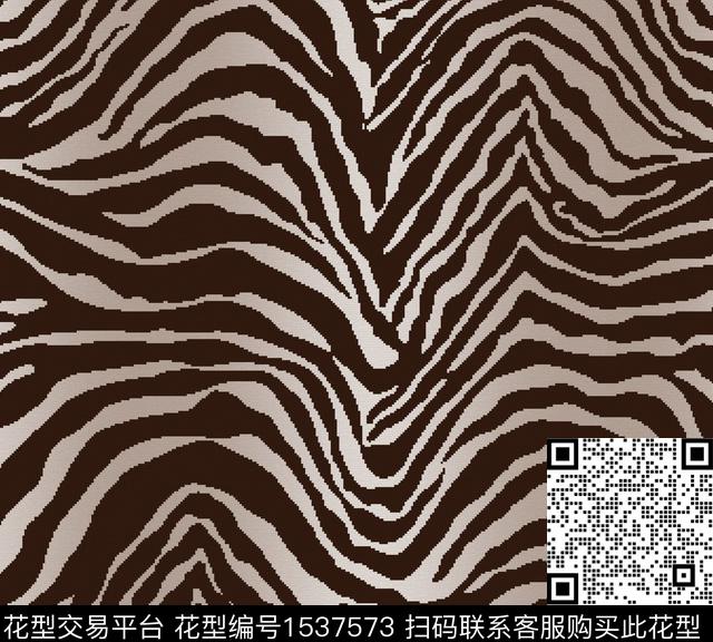 抽象花卉动物纹斑马数码印花华亿平台下载（图片编号: 1537573） - 瓦栏（Walan）