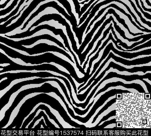 抽象线条画数码印花华亿平台下载（图片编号: 1537574） - 瓦栏（Walan）