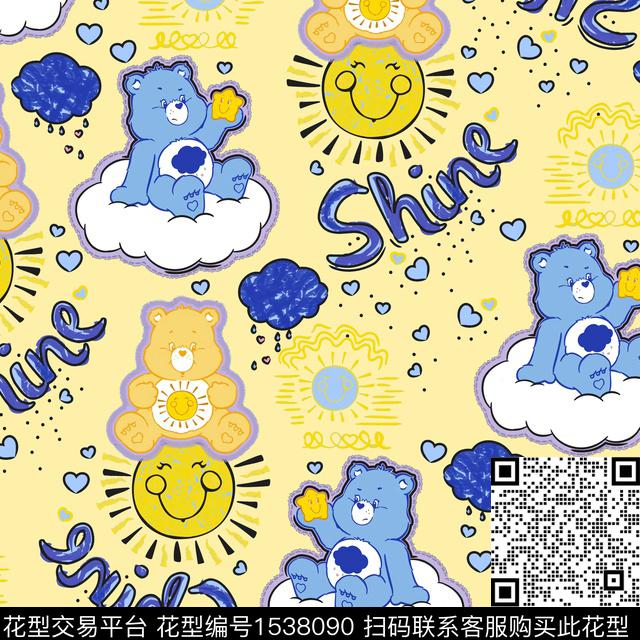 兔子趣味卡通动物数码印花华亿平台下载（图片编号: 1538090） - 瓦栏（Walan）