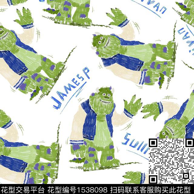 兔子趣味卡通动物数码印花华亿平台下载（图片编号: 1538098） - 瓦栏（Walan）