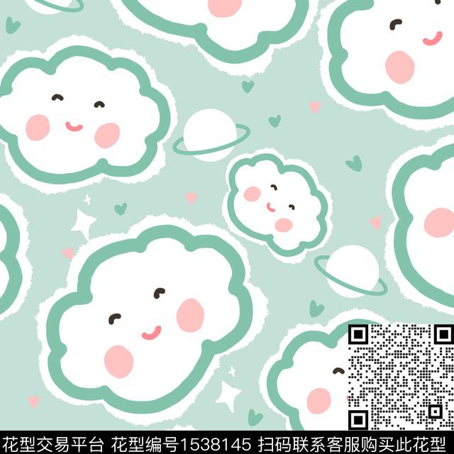 趣味萌天空传统印花华亿平台下载（图片编号: 1538145） - 瓦栏（Walan）