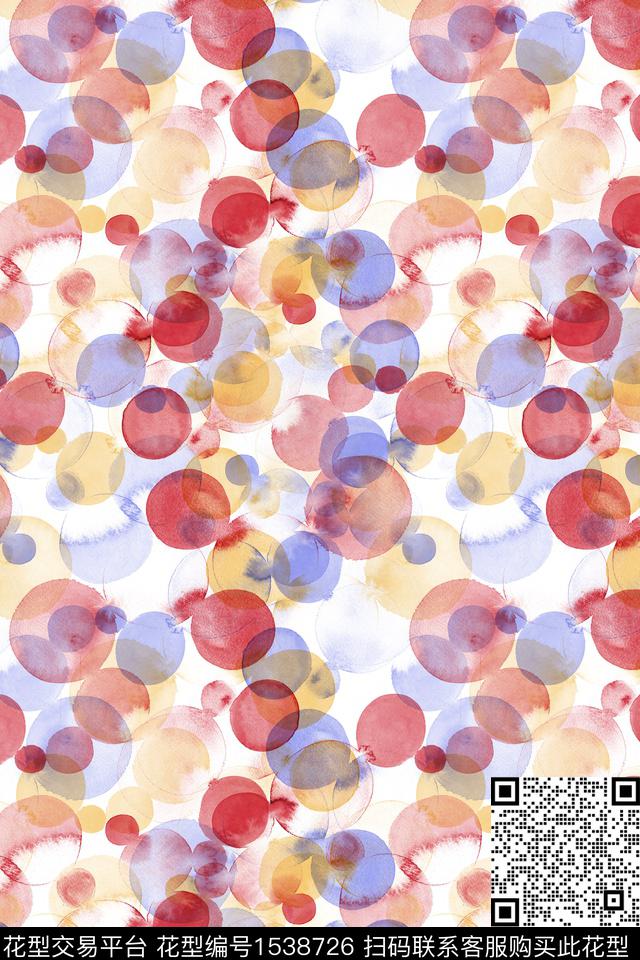几何肌理抽象数码印花华亿平台下载（图片编号: 1538726） - 瓦栏（Walan）
