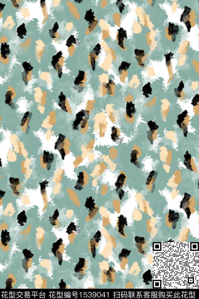 小清新豹纹肌理数码印花华亿平台下载（图片编号: 1539041） - 瓦栏（Walan）
