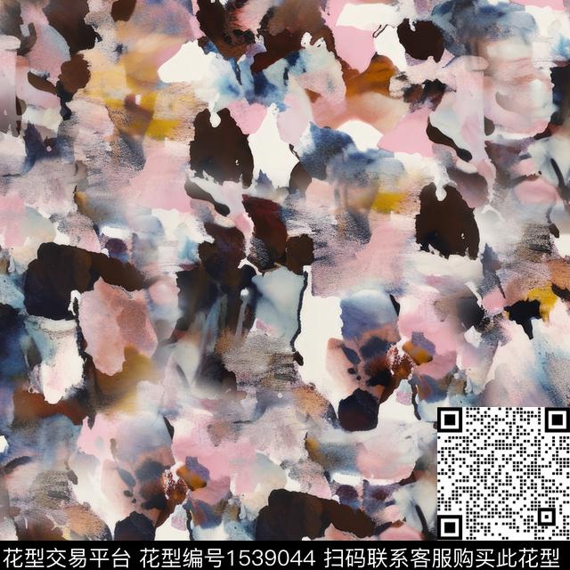 肌理抽象几何数码印花华亿平台下载（图片编号: 1539044） - 瓦栏（Walan）