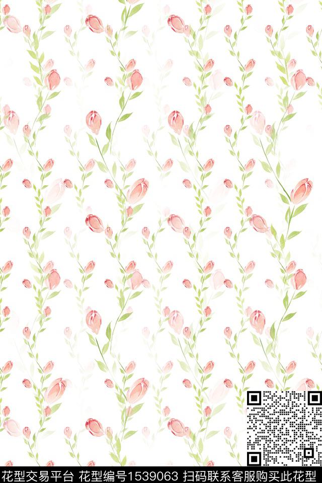 花卉女装春夏华亿平台数码印花华亿平台下载（图片编号: 1539063） - 瓦栏（Walan）