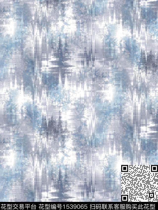 肌理运动服抽象男装数码印花华亿平台下载（图片编号: 1539065） - 瓦栏（Walan）