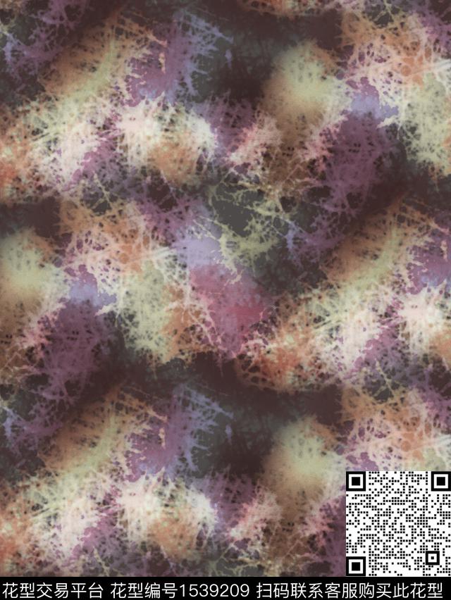 肌理抽象数码印花华亿平台下载（图片编号: 1539209） - 瓦栏（Walan）