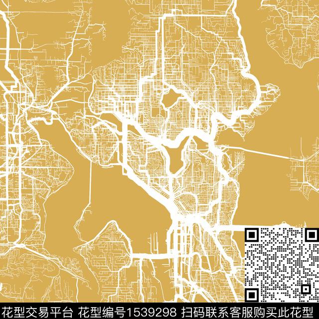 字母趣味地图传统印花华亿平台下载（图片编号: 1539298） - 瓦栏（Walan）