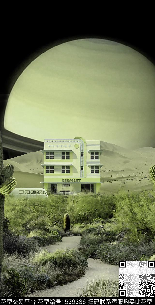 趣味宇航员星空数码印花华亿平台下载（图片编号: 1539336） - 瓦栏（Walan）