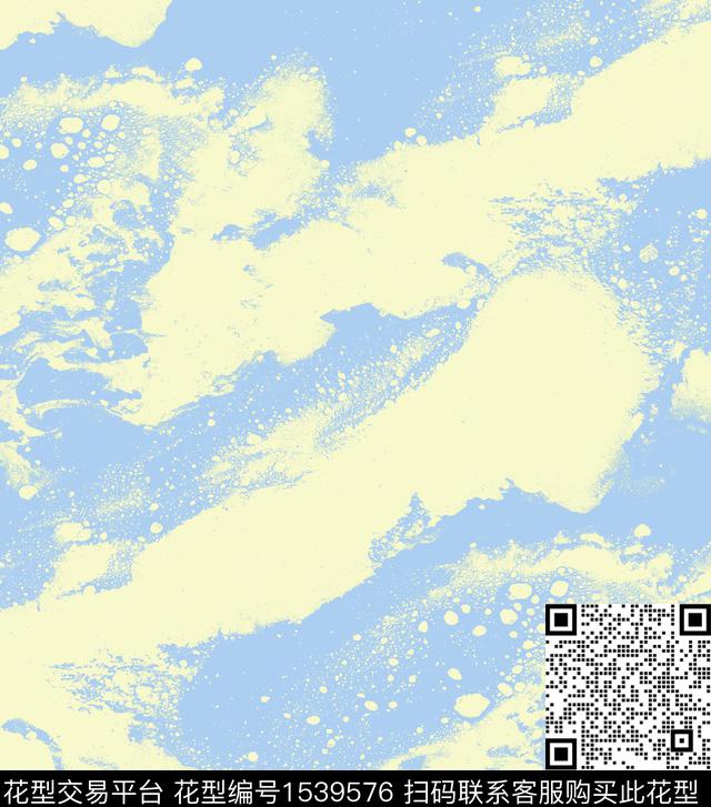 肌理笔触素雅传统印花华亿平台下载（图片编号: 1539576） - 瓦栏（Walan）