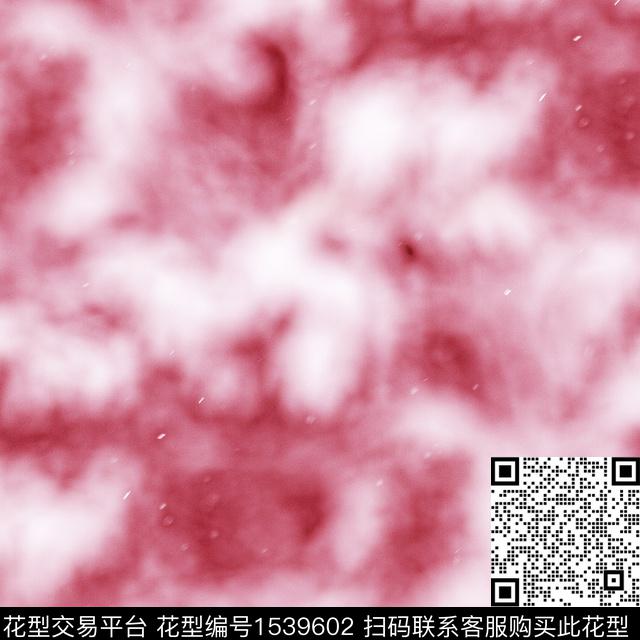 肌理水彩男装满版花数码印花华亿平台下载（图片编号: 1539602） - 瓦栏（Walan）