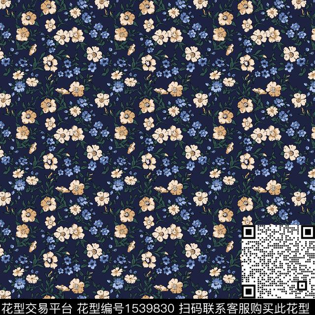 花卉女装欧美传统印花华亿平台下载（图片编号: 1539830） - 瓦栏（Walan）