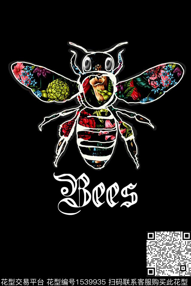 定位花创意动物男装定位花数码印花华亿平台下载（图片编号: 1539935） - 瓦栏（Walan）