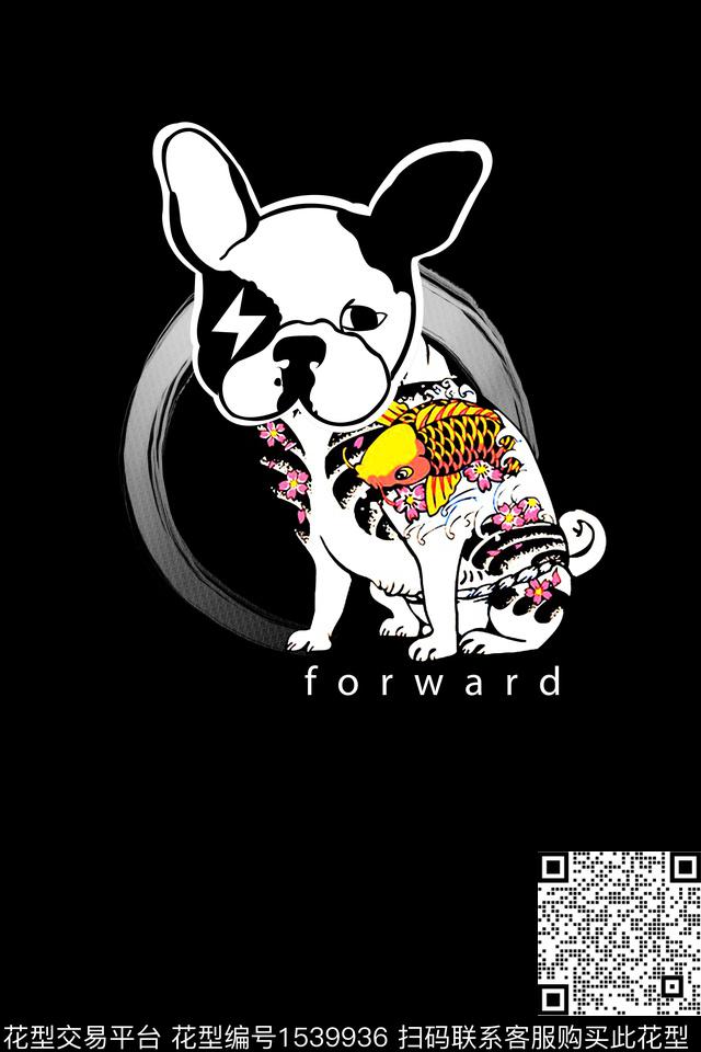 创意动物男装T桖卫衣男装定位花数码印花华亿平台下载（图片编号: 1539936） - 瓦栏（Walan）