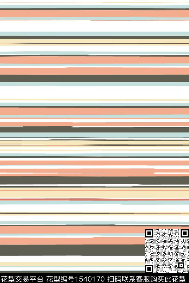 抽象条纹肌理数码印花华亿平台下载（图片编号: 1540170） - 瓦栏（Walan）