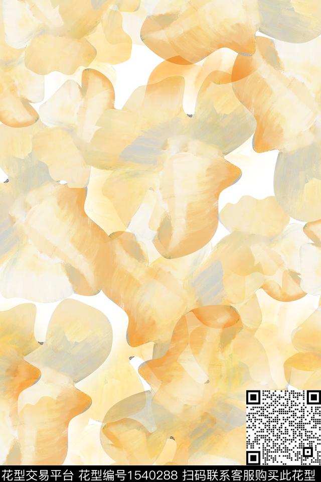 水彩花卉春夏华亿平台数码印花华亿平台下载（图片编号: 1540288） - 瓦栏（Walan）