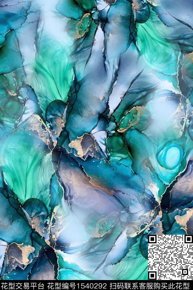 肌理抽象数码印花华亿平台下载（图片编号: 1540292） - 瓦栏（Walan）