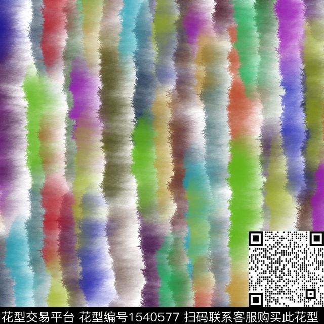 肌理抽象水彩数码印花华亿平台下载（图片编号: 1540577） - 瓦栏（Walan）