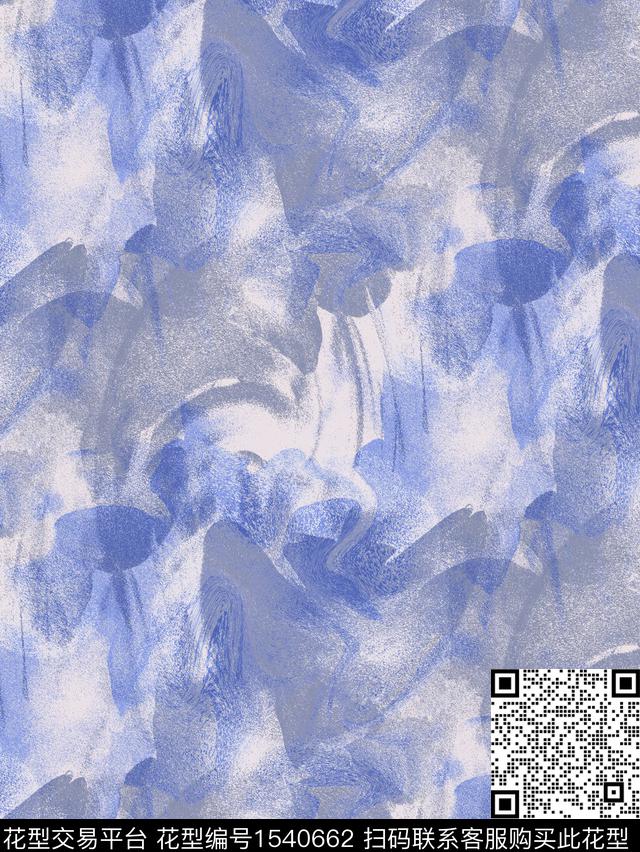 男装肌理抽象数码印花华亿平台下载（图片编号: 1540662） - 瓦栏（Walan）