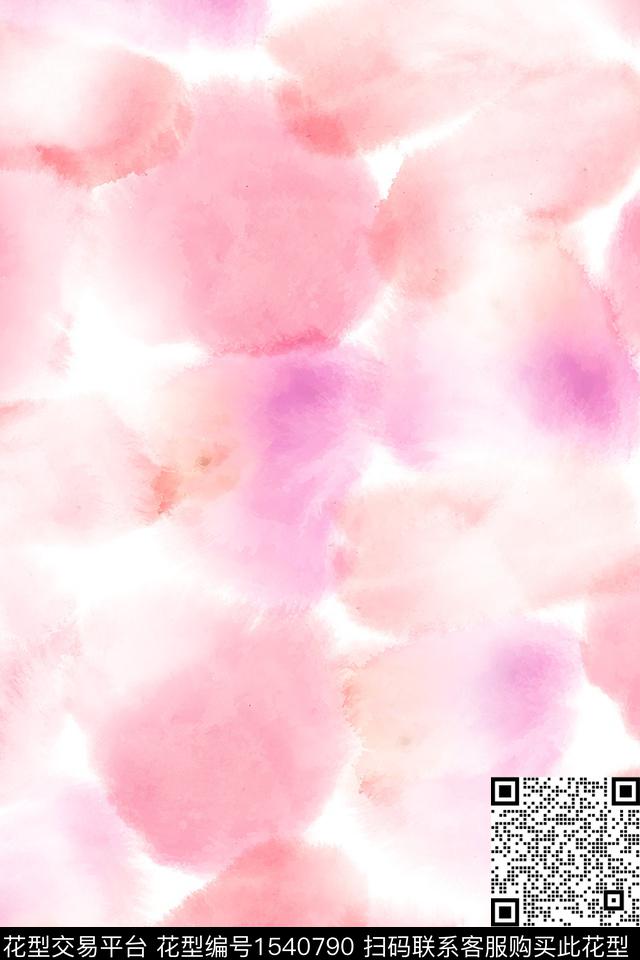 水彩肌理抽象数码印花华亿平台下载（图片编号: 1540790） - 瓦栏（Walan）