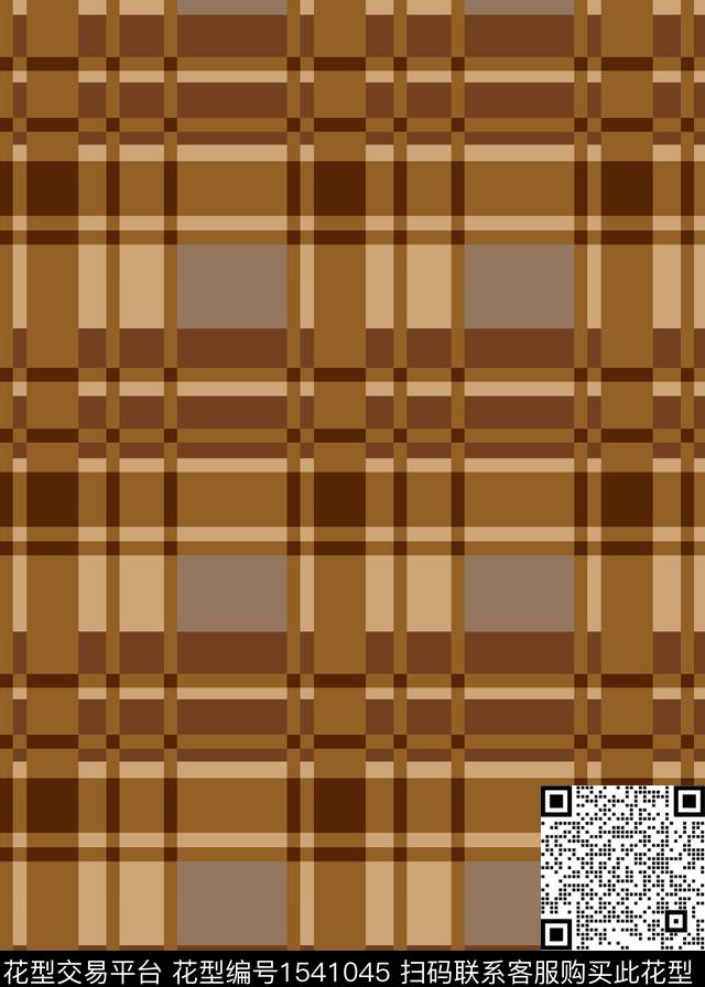 格子数码印花华亿平台下载（图片编号: 1541045） - 瓦栏（Walan）