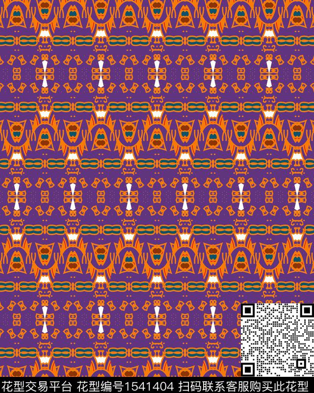 民族风趋势华亿平台几何传统印花华亿平台下载（图片编号: 1541404） - 瓦栏（Walan）